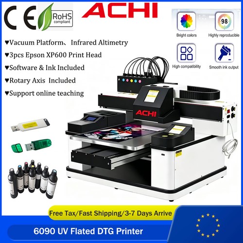 Achi 6090 flatbed - uv,
