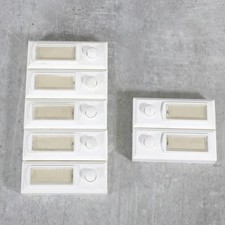 Konvolut alte Taster DDR Klingelknopf Klingeltaster weiß Vintage