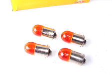 4 Stück BA15S 12V 10W Orange