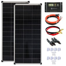 200 Watt 12V Solar Set 20A
