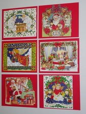 6 Weihnachtskarten 3D Pop up Karten Grußkarten Motivkarten Postkarten Geburtstag