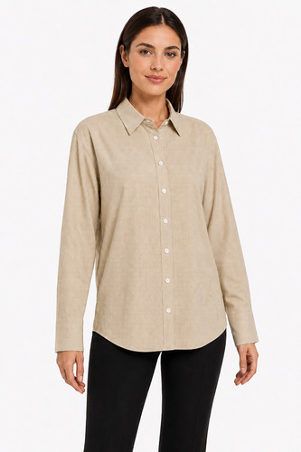 Bluse beige damen more - bluse,
