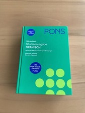 Pons Wörterbuch Studienausgabe Spanisch Deutsch für Schule und Studium 