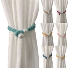 2 Stück Fenstervorhang Seil Perle Raffhalter Raffhalter Ornament Decor DE