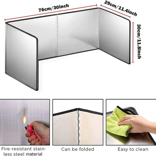 134 30cm spritzschutz faltbar - spritzschutz,