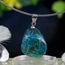 Chrysokoll Anhänger Silber