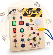 Montessori busy board holz led - board,