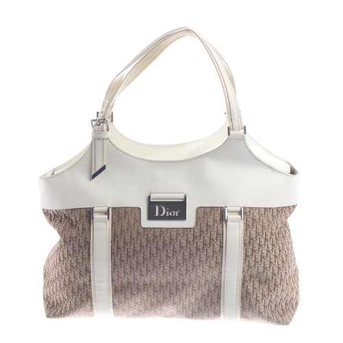 Dior handtasche weiß braun - handtasche,