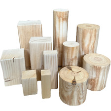 Rundholz holzpfosten kerzen - holzpfosten,