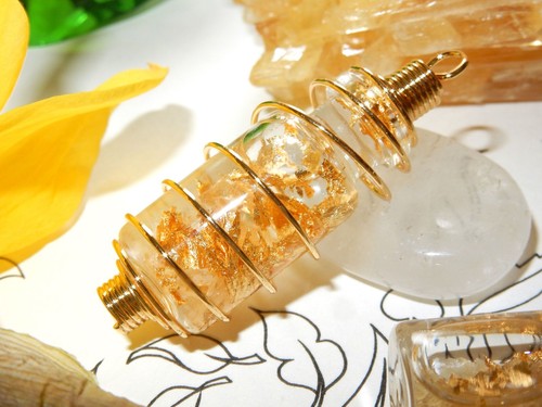 Citrin orangencalcit talisman - citrin,