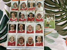 17 Fußballsticker Fußballalbum 74/75 Bergmann Fort. Düsseldorf Gebraucht
