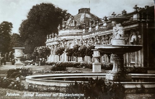 Potsdam sanssouci schloss - ak,