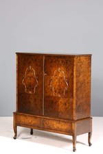 Edler Chippendale Schrank Barock Stil Vertiko Highboard Antik 50s 60s Kommode