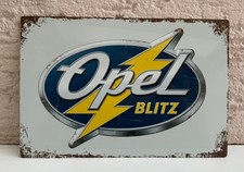 Blechschild OPEL BLITZ 30 x 20