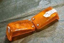2x original Blinker Gläser ORANGE NOS ULO-255 1871892 Vespa 50 Special V5A V5B