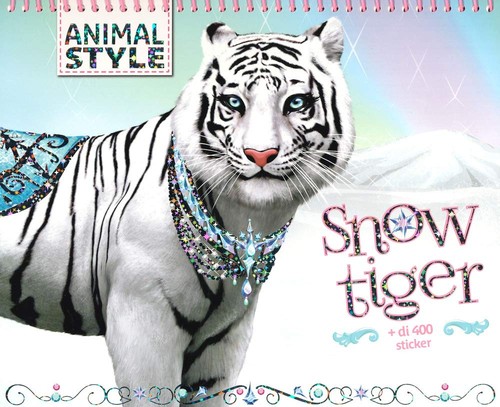 Snow tiger animal style mit - snow, style.