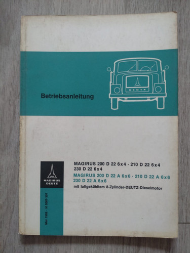 Betriebsanleitung magirus - betriebsanleitung,