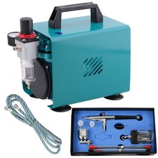 AIRBRUSH KOMPLETT SET KOMPRESSOR AIRBRUSHKOMPRESSOR MODELLBAU AIRBRUSHPISTOLE