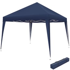 Faltbarer Pavillon Linosa 3x3 m Faltpavillon Gartenpavillon Pavillon blau B-Ware