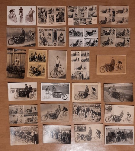 Antike postkarten radsport - 25,