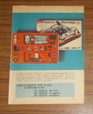 Seltene Werbung SCHUCO Elektro Montage Porsche 917 Baukasten 1972