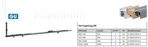 Verriegelung - gu,