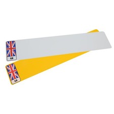 Paar Tüv UK Straße Gesetzliche Auto Van Registrierung Standard Bunt Zahl Teller