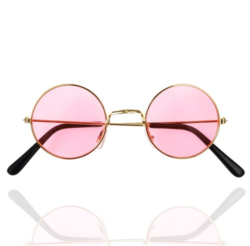 Hippie brille rosa - hippie,