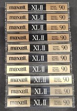 10 x Maxell XLII 90  bespielte