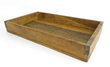 Tablett Holztablett massiv aus dicken, altem Holz Antik-Mittelalter-Stil Retro 