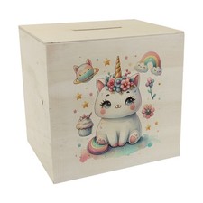 Einhorn-Katze Aquarell