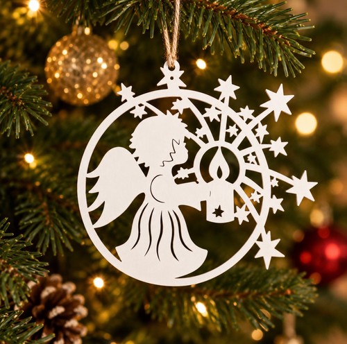 Weihnachtsanhänger engel mit - weihnachtsanhänger,