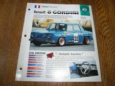 1967 Renault R8 Gordini UNIQUE