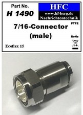 1 Stück 7/16-Stecker für