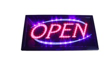 LED Open Geöffnet Schild