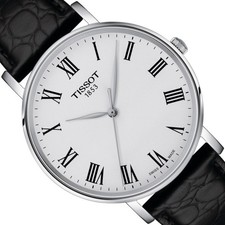 Tissot T-Classic Everytime T1434101603300 Herrenuhr Quarz 40mm Lederband Saphirg