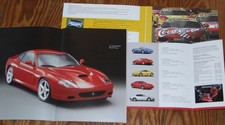 3x Ferrari Prospekt brochure 360 Challenge 550 Maranello F355 456 F1 Racing MS