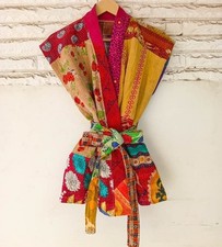 Patchwork Kantha Jacke aus