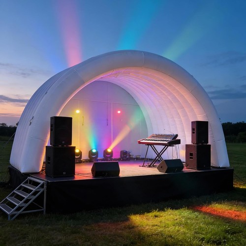 Aufblasbares event bühnenzelt - aufblasbares, event-bühnenzelt
