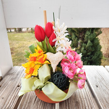 Gesteck Frühling Ostern