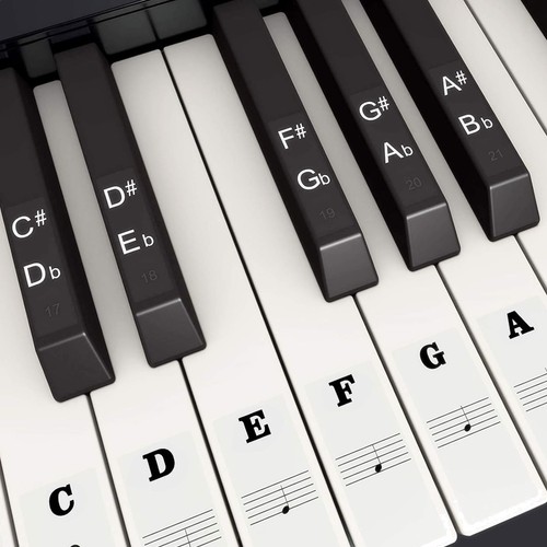 Klavier keyboard aufkleber - klavier,