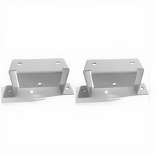 2X Verzinkte Halterung STEMA Anhänger Abstellstützen Klemmhalter