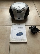 AEG SR 4374 Radio CD-Player Tragbar MP3 USB AUX-IN Schwarz Silbergrau