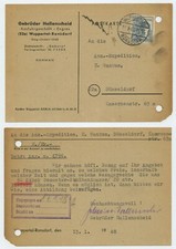 115334 - Gebrüder Hallenscheid, Ausfuhrgeschäft - Wuppertal-Ronsdorf 15.1.1948