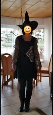 Kostüm Hexe, Zauberer, Spinnenfrau, mit Hut, neuwertig