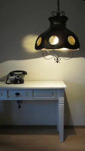 Hanging ceiling lamp wrought - hanging,