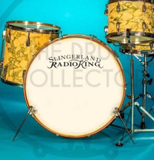 Slingerland Radio King/1940s Logo Decal | Bass drum *Multiple sizes & colors