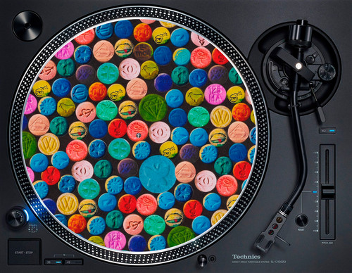 Ecstacy rave pill mdma - pill,