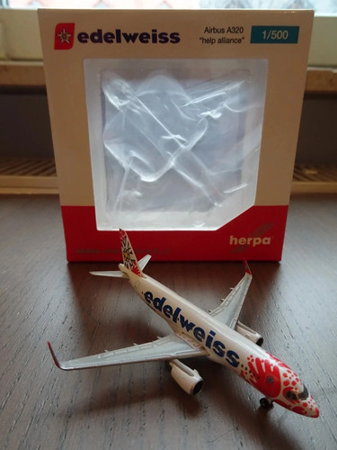 Herpa edelweiss air airbus - herpa,