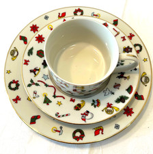 Taitü Taitu Noel Gedeck Weihnachtsgeschirr Kuchenteller Untertasse Tasse wie neu